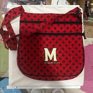 Vera Bradley Red Patterned Tote Bag